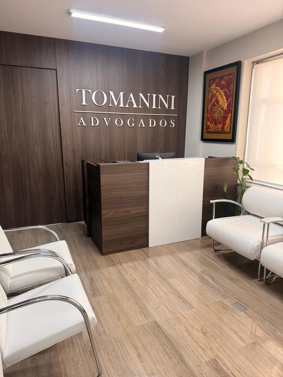 Recepção real da Tomanini Advogados